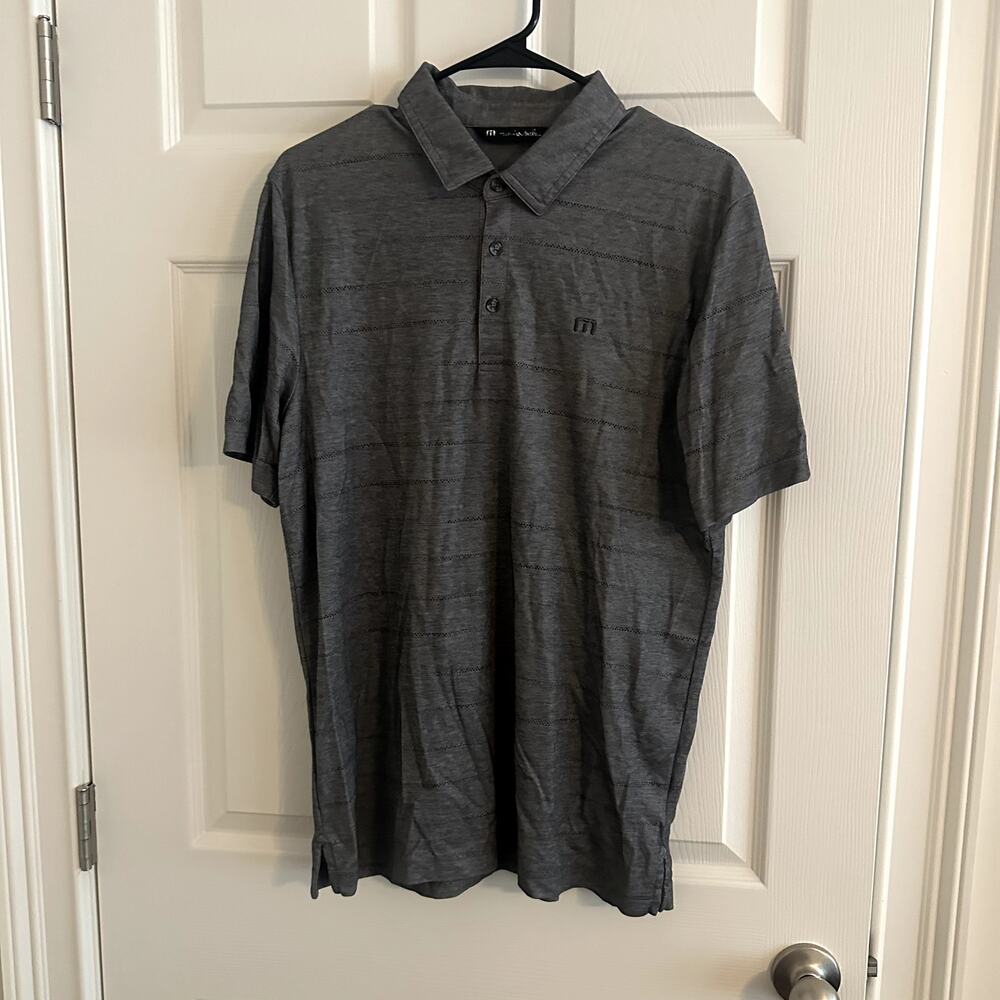 Travis Mathews "Falconhead Golf Club" Men's Short Sleeve Performance Polo Size L